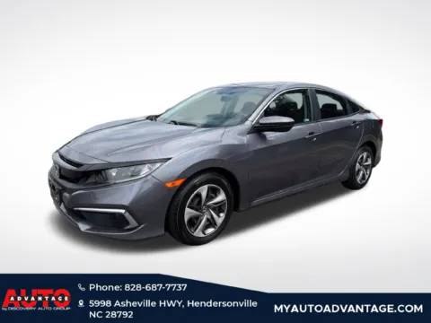 Gray 2019 Honda Civic LX for sale in Hendersonville, NC