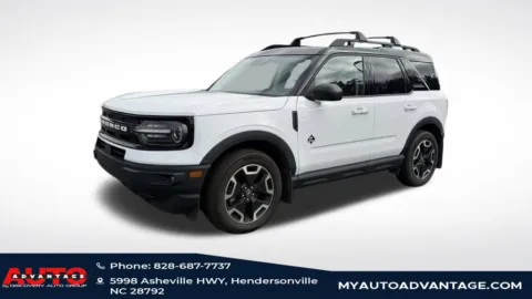 White 2022 Ford Bronco Sport Outer Banks for sale in Hendersonville, NC