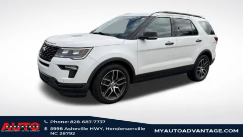 White 2019 Ford Explorer Sport for sale in Hendersonville, NC