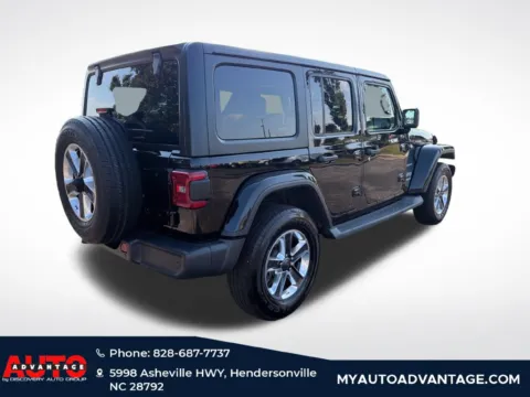 Another view of 2019 Jeep Wrangler Unlimited Sahara for sale in Hendersonville, NC at Auto Advantage