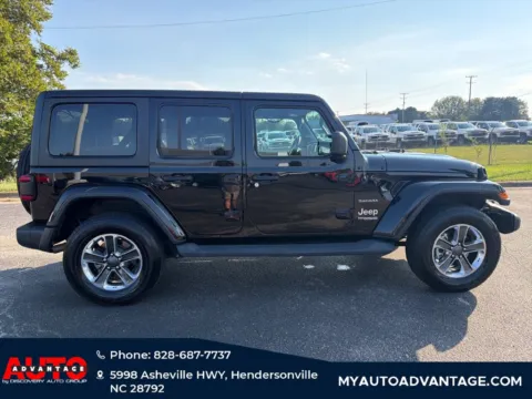 Photos of 2019 Jeep Wrangler Unlimited Sahara for sale in Hendersonville, NC at Auto Advantage