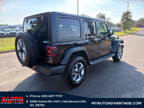 Another view of 2019 Jeep Wrangler Unlimited Sahara for sale in Hendersonville, NC at Auto Advantage