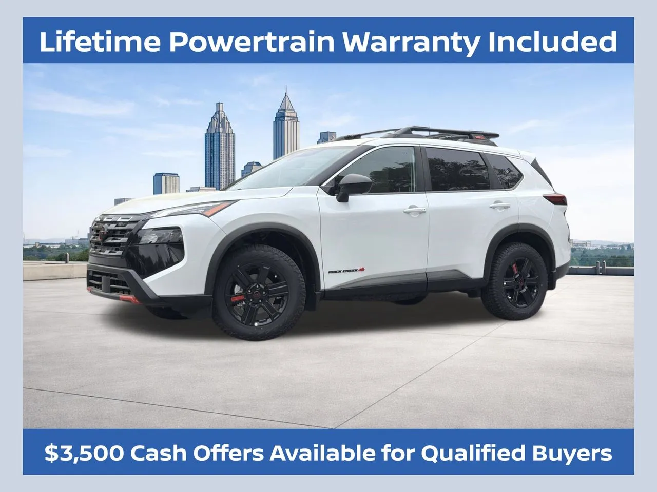 White 2026 Nissan Rogue Rock Creek for sale in Morrow, GA