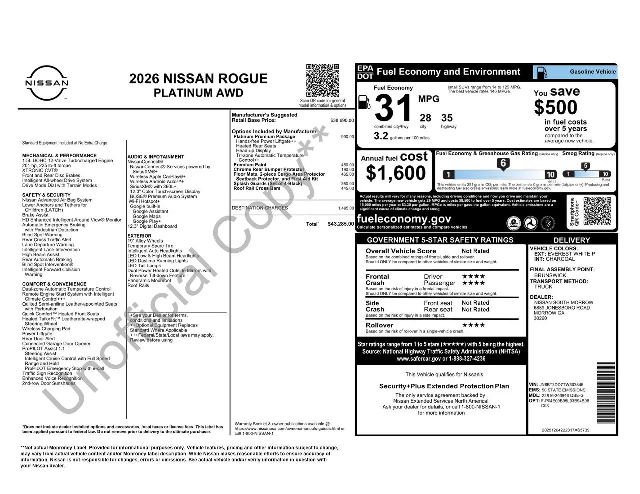 2026 Nissan Rogue Platinum - Photo 35