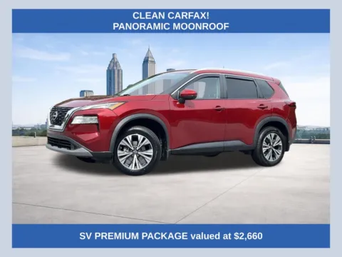 Red 2022 Nissan Rogue SV for sale in Morrow, GA