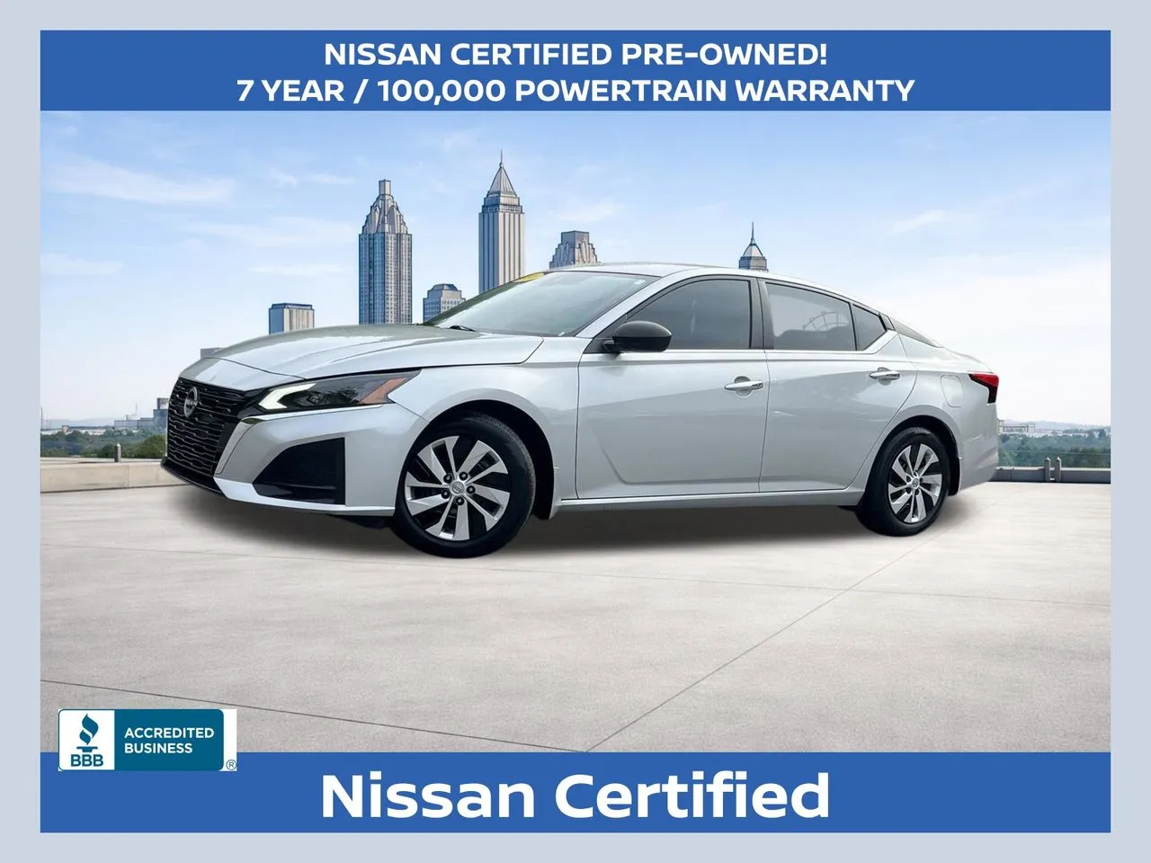 Silver 2024 Nissan Altima 2.5 S for sale in Morrow, GA