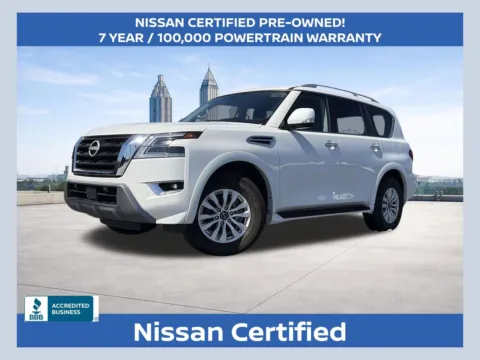 White 2024 Nissan Armada SV for sale in Morrow, GA