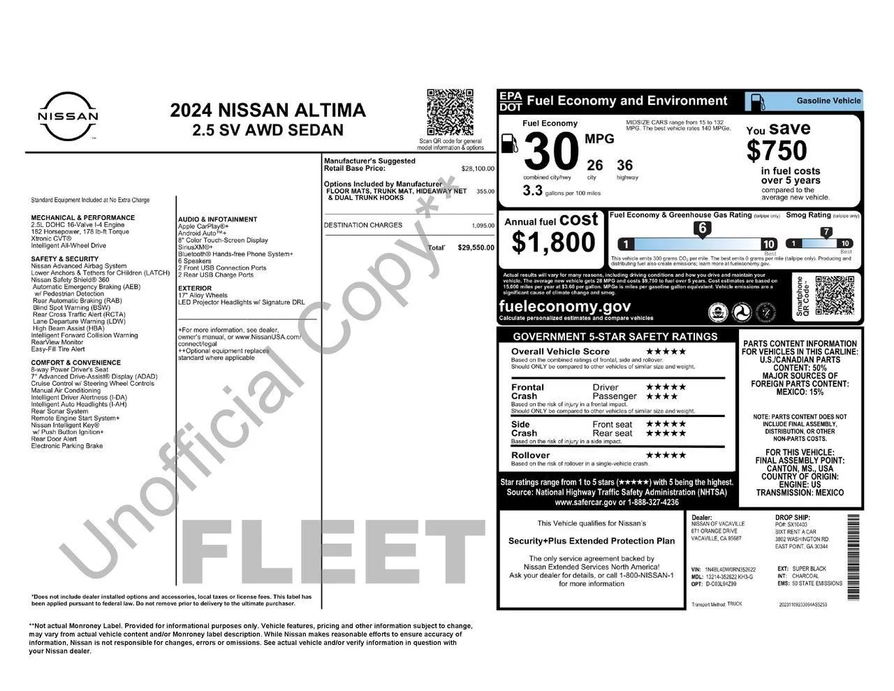 2024 Nissan Altima SV - Photo 33