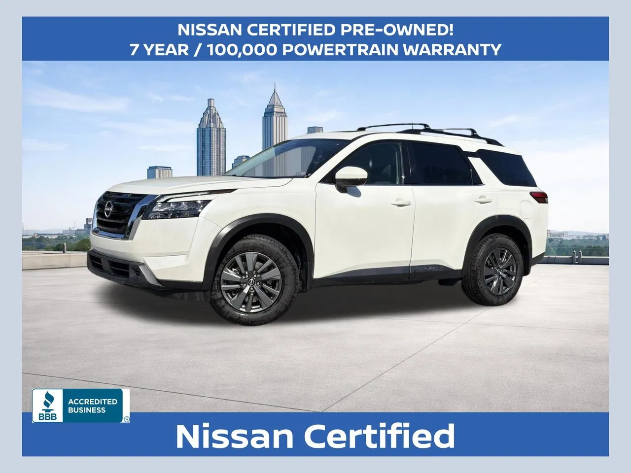 White 2024 Nissan Pathfinder SV for sale in Morrow, GA