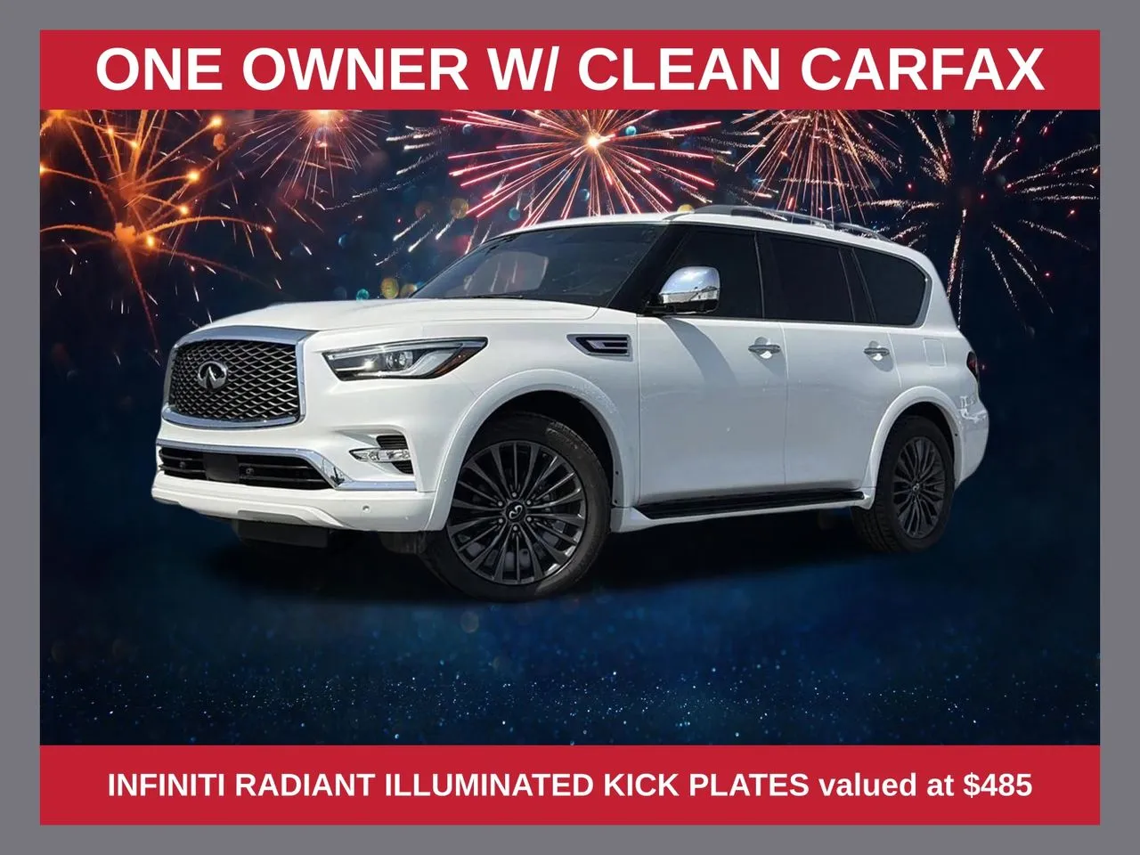 White 2023 INFINITI QX80 Sensory for sale in Morrow, GA