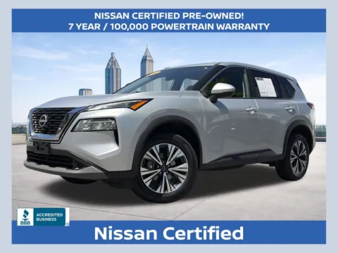 Silver 2022 Nissan Rogue SV for sale in Morrow, GA