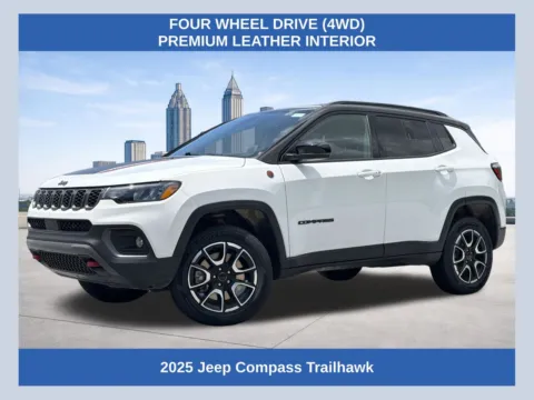 White 2025 Jeep Compass Trailhawk for sale in Morrow, GA