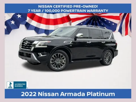 Black 2022 Nissan Armada Platinum for sale in Morrow, GA