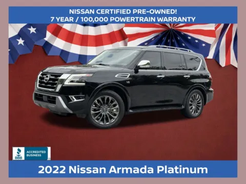 Black 2022 Nissan Armada Platinum for sale in Morrow, GA