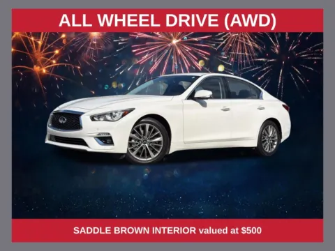 White 2023 INFINITI Q50 LUXE for sale in Morrow, GA