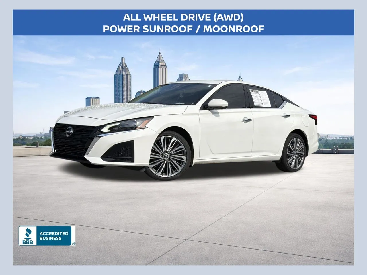 White 2023 Nissan Altima 2.5 SL for sale in Morrow, GA