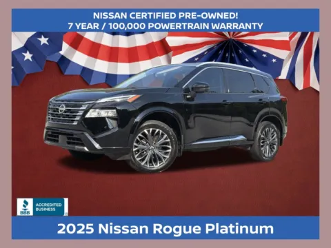 Black 2025 Nissan Rogue Platinum for sale in Morrow, GA