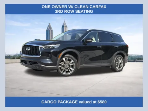 Black 2023 INFINITI QX60 LUXE for sale in Morrow, GA