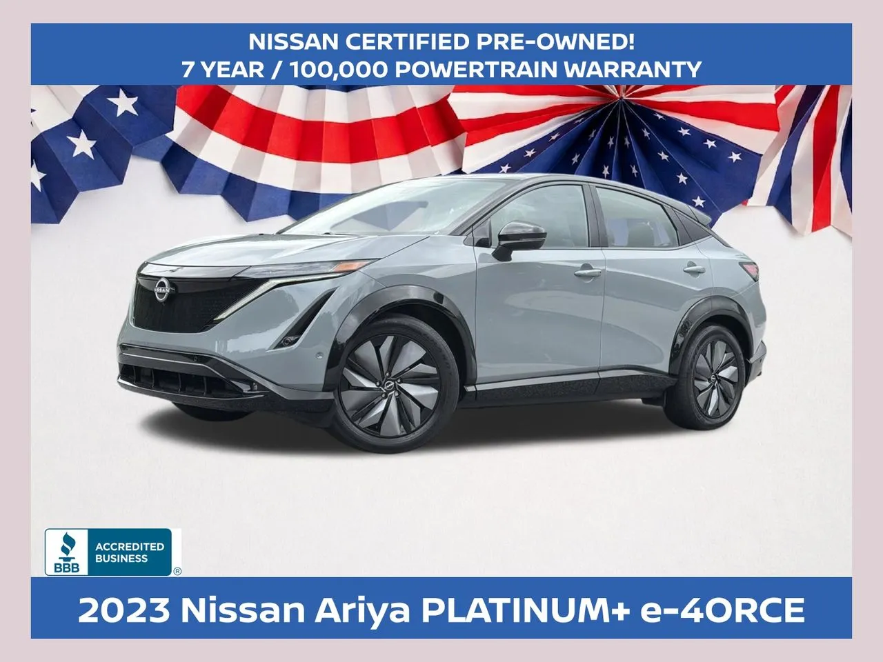 Used 2023 Nissan Ariya Platinum+ with VIN JN1DF0CD3PM702141 for sale in Morrow, GA