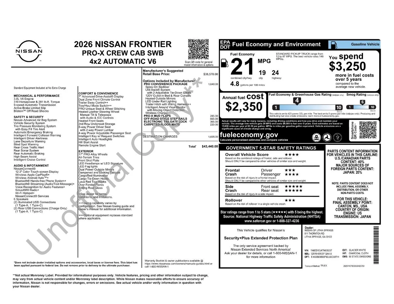 2026 Nissan Frontier PRO-X - Photo 30