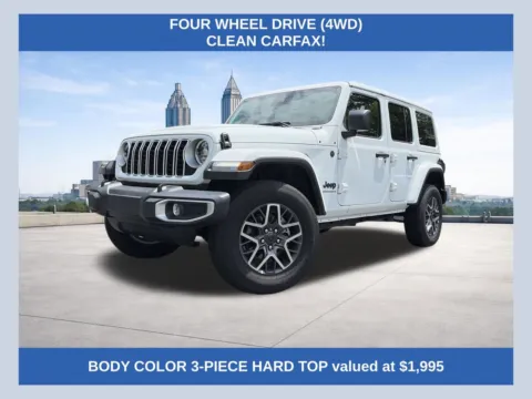 White 2025 Jeep Wrangler Sahara for sale in Morrow, GA