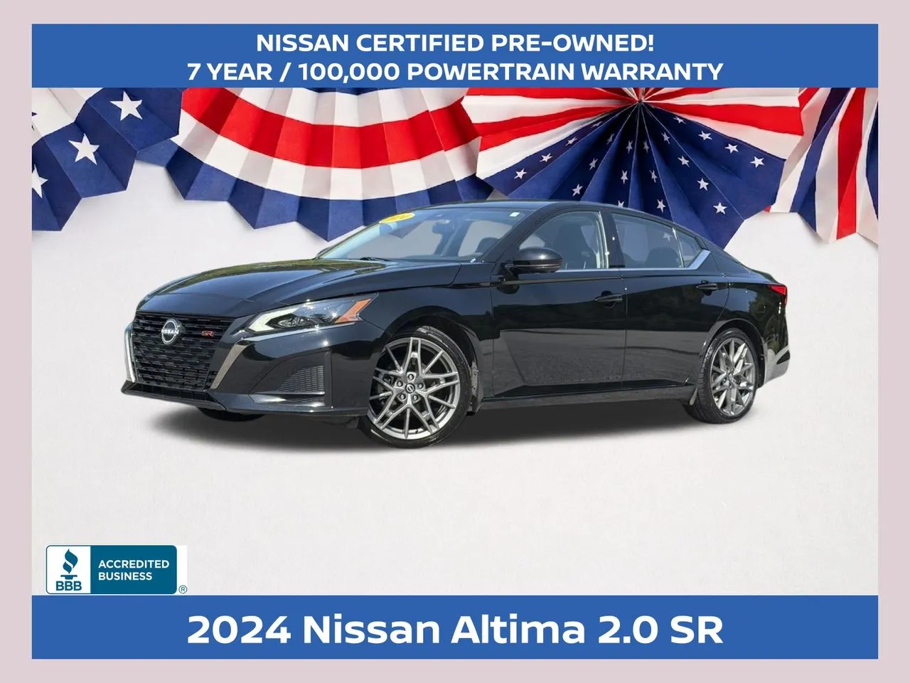 Black 2024 Nissan Altima 2.0 SR for sale in Morrow, GA