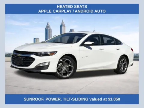 White 2024 Chevrolet Malibu LT for sale in Morrow, GA
