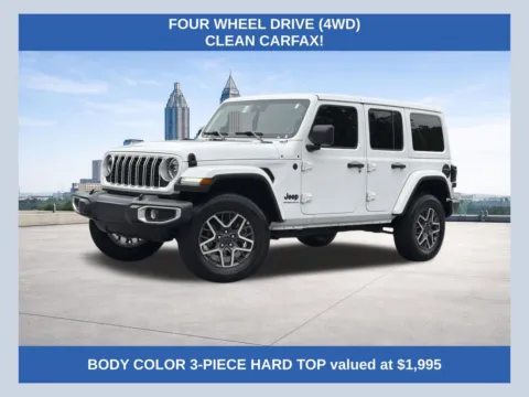 White 2025 Jeep Wrangler Sahara for sale in Morrow, GA