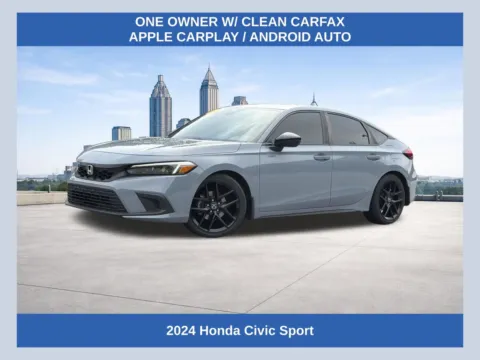 Gray 2024 Honda Civic Sport for sale in Morrow, GA