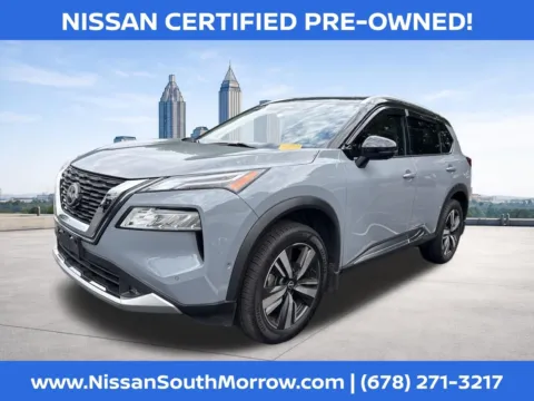 Gray 2022 Nissan Rogue Platinum for sale in Morrow, GA