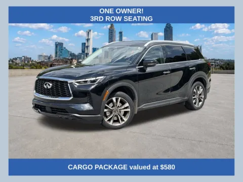Black 2023 INFINITI QX60 LUXE for sale in Morrow, GA