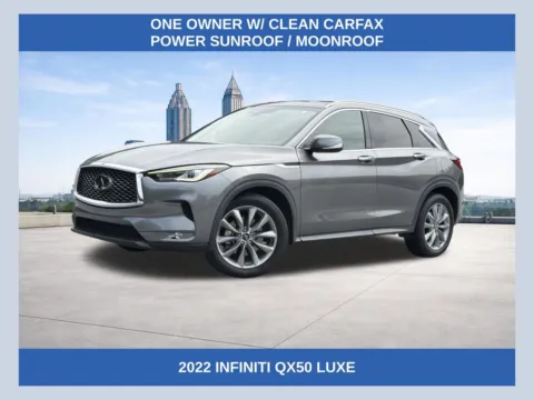 Gray 2022 INFINITI QX50 LUXE for sale in Morrow, GA