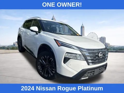 White 2024 Nissan Rogue Platinum for sale in Morrow, GA