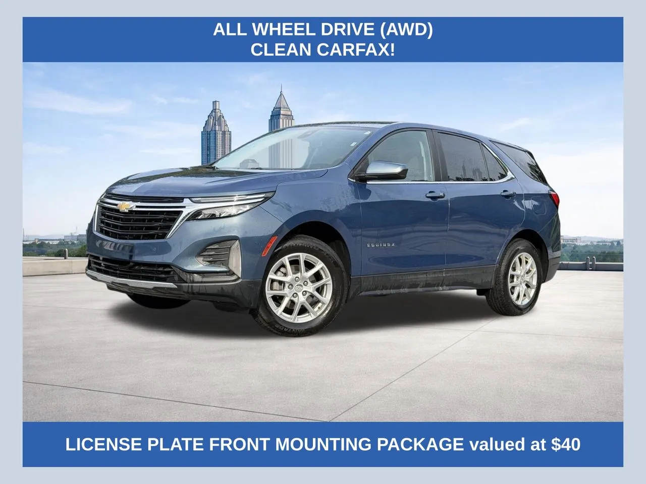 Blue 2024 Chevrolet Equinox LT for sale in Morrow, GA