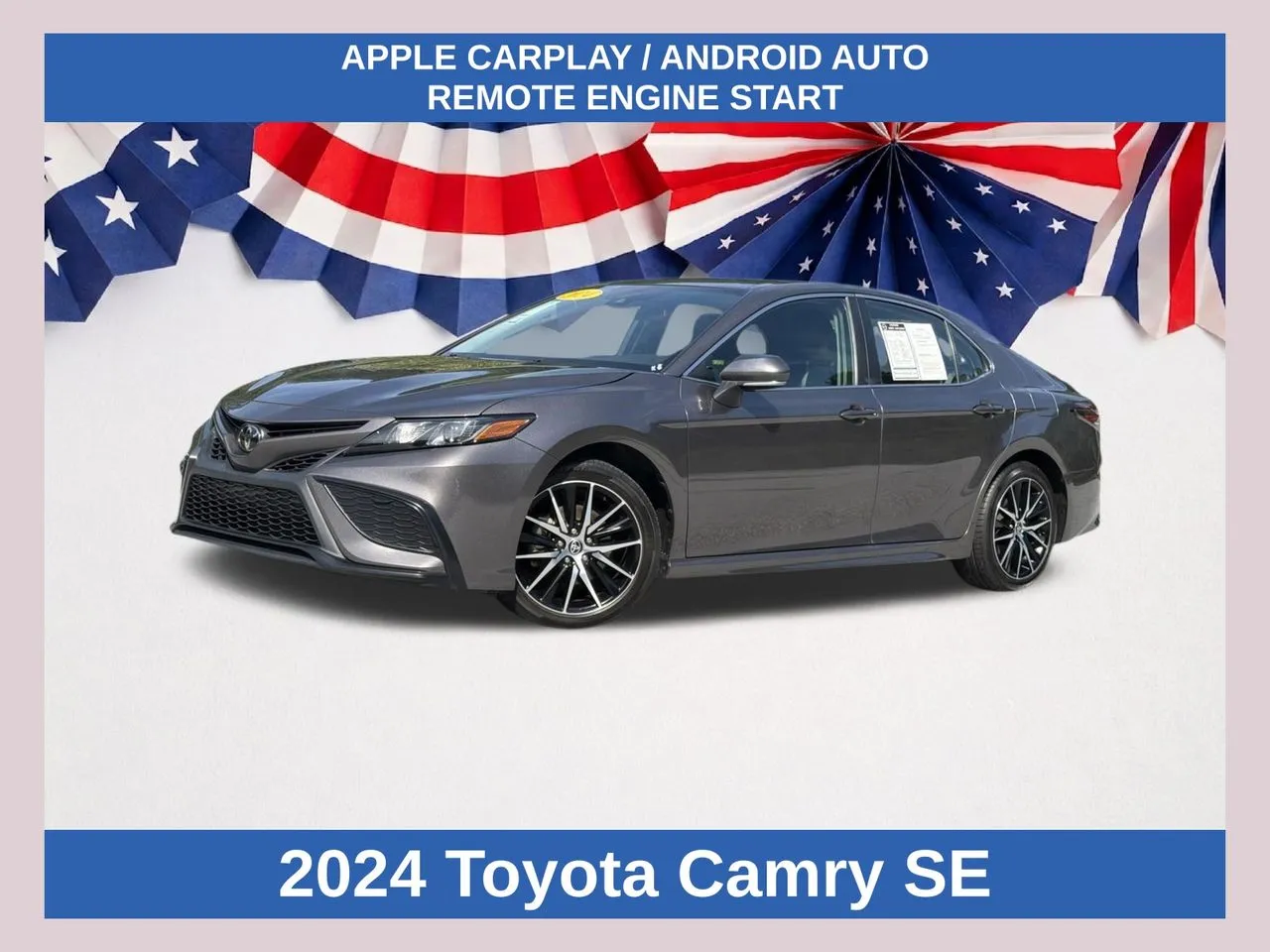 Gray 2024 Toyota Camry SE for sale in Morrow, GA