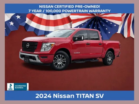 Red 2024 Nissan Titan SV for sale in Morrow, GA