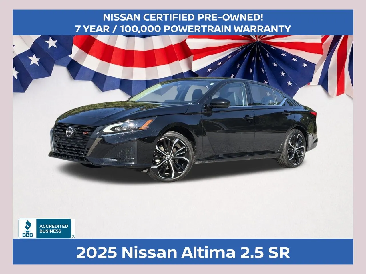 Black 2025 Nissan Altima 2.5 SR for sale in Morrow, GA