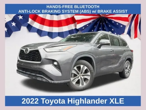 Gray 2022 Toyota Highlander XLE for sale in Morrow, GA