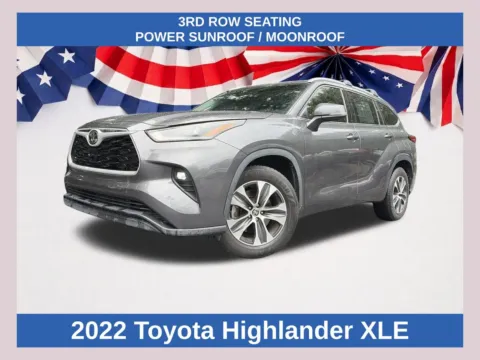 Gray 2022 Toyota Highlander XLE for sale in Morrow, GA