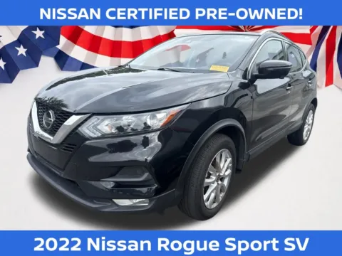 Black 2022 Nissan Rogue Sport SV for sale in Morrow, GA