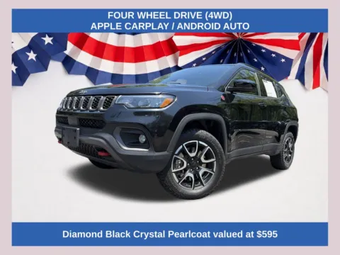 Black 2024 Jeep Compass Trailhawk for sale in Morrow, GA