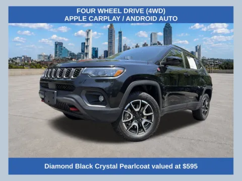 Black 2024 Jeep Compass Trailhawk for sale in Morrow, GA
