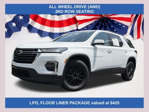 White 2023 Chevrolet Traverse LT Leather for sale in Morrow, GA