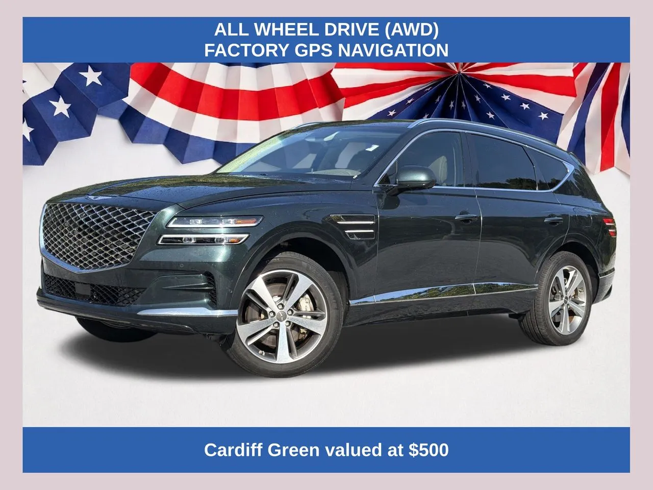 Green 2021 Genesis GV80 3.5T Advanced + for sale in Morrow, GA