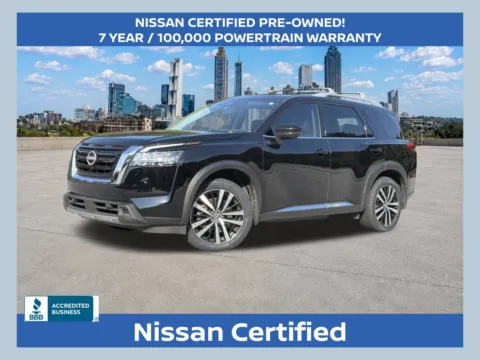Black 2024 Nissan Pathfinder Platinum for sale in Morrow, GA