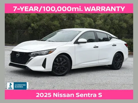 White 2025 Nissan Sentra S for sale in Morrow, GA