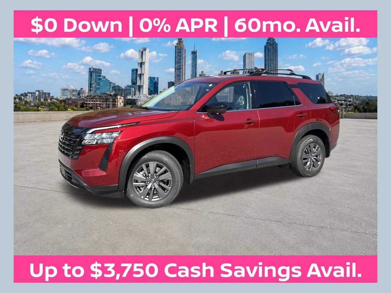 Red 2026 Nissan Pathfinder SV for sale in Morrow, GA