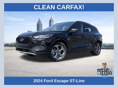 Black 2024 Ford Escape ST-Line for sale in Lithia Springs, GA