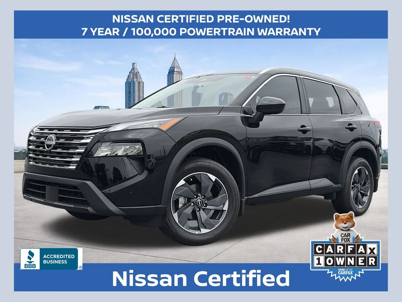 Black 2025 Nissan Rogue SV for sale in Lithia Springs, GA