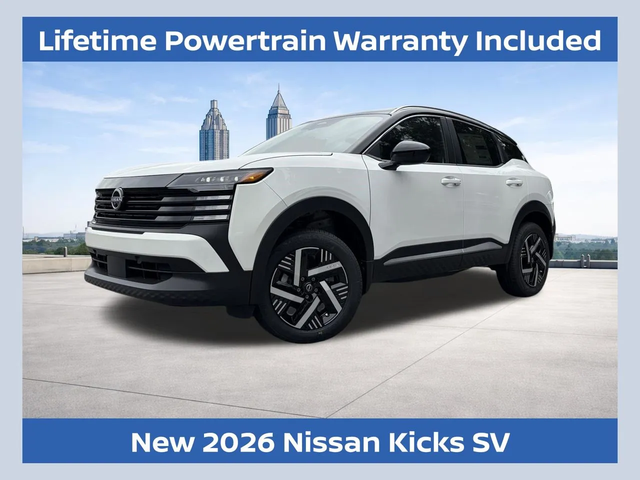 White 2026 Nissan Kicks SV for sale in Lithia Springs, GA